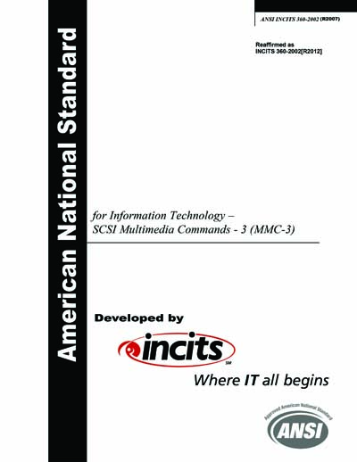 Standards PDF Cover Page